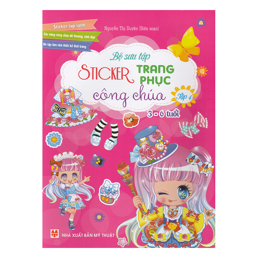 Bộ Sưu Tập Sticker Trang Phục Công Chúa T4