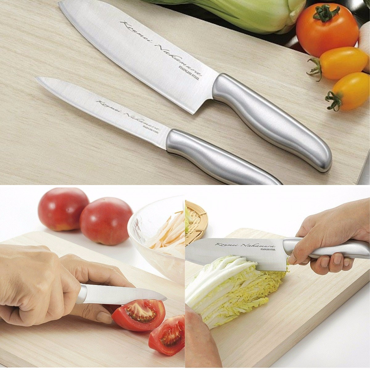 Set 2 dao làm bếp Nakamura nội địa Nhật Bản