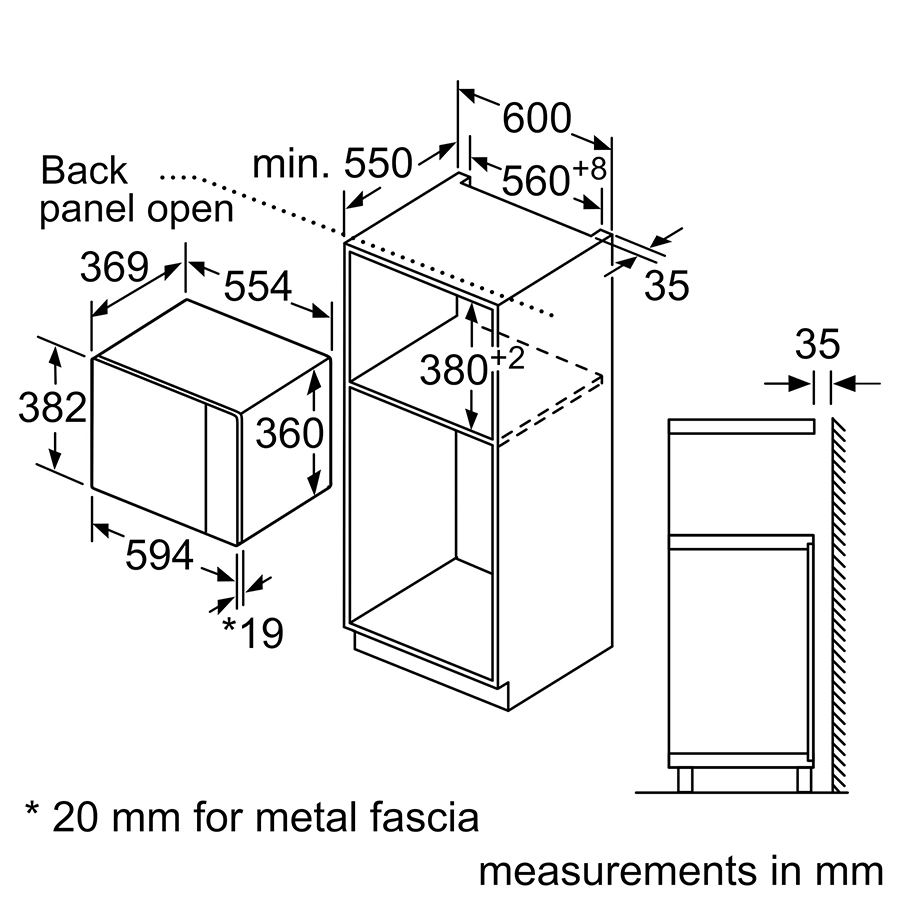 Lò vi sóng Bosch HMH.BEL554MS0B - Hàng chính hãng