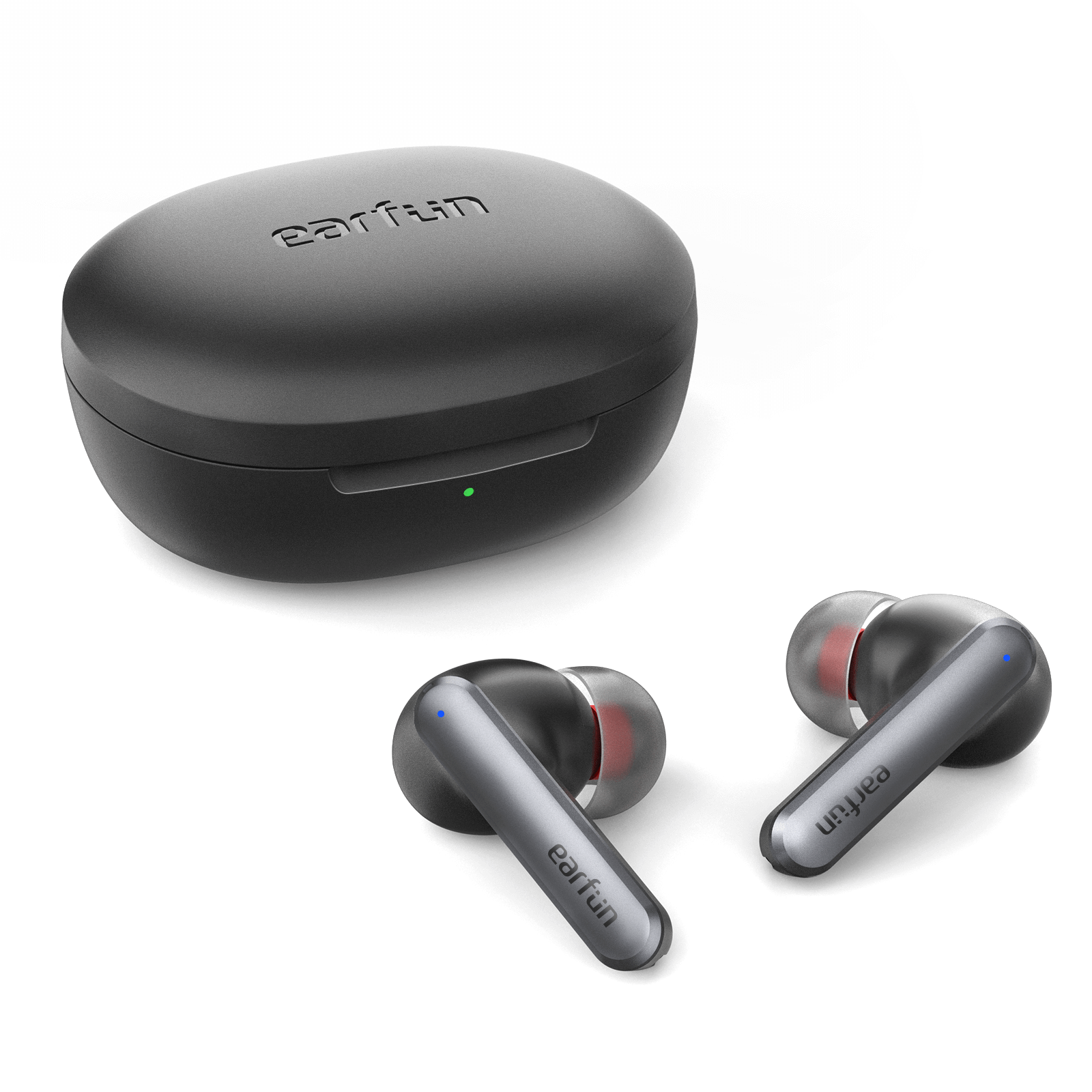 Tai nghe True Wireless EarFun Air S - Chống ồn chủ động ANC, Chip Qualcomm QCC3046, Bluetooth 5.2, CODEC apt-X, Microphone chống ồn cVc 8.0, Hỗ trợ chơi Game, Sạc không dây Qi - Hàng chính hãng