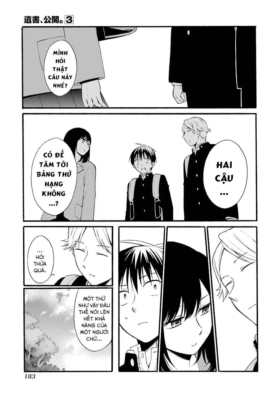di thư trên bàn chapter 14 14