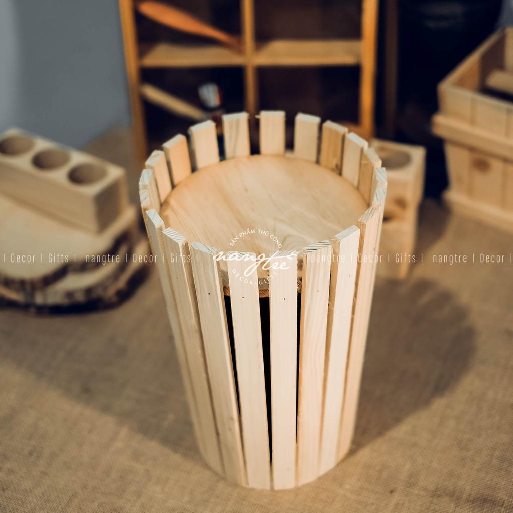 Bình gỗ pallet/đôn gỗ pallet -