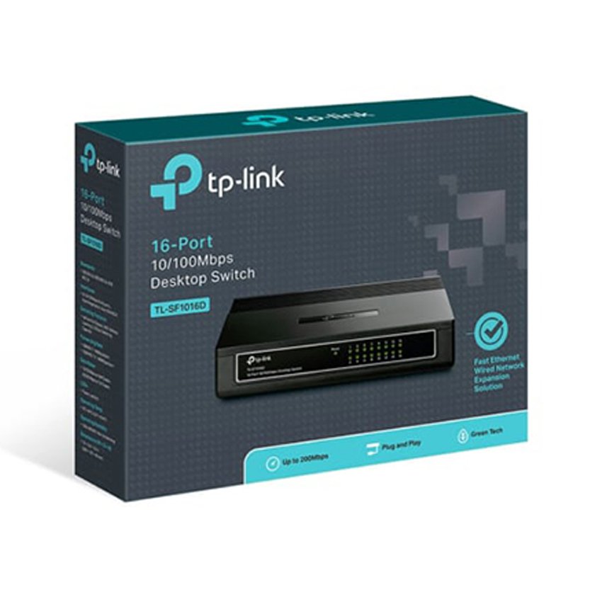 SWITCH TP-LINK TL-SF1016D (16PORT 10/100MBPS - VỎ NHỰA)-HÀNG CHÍNH HÃNG