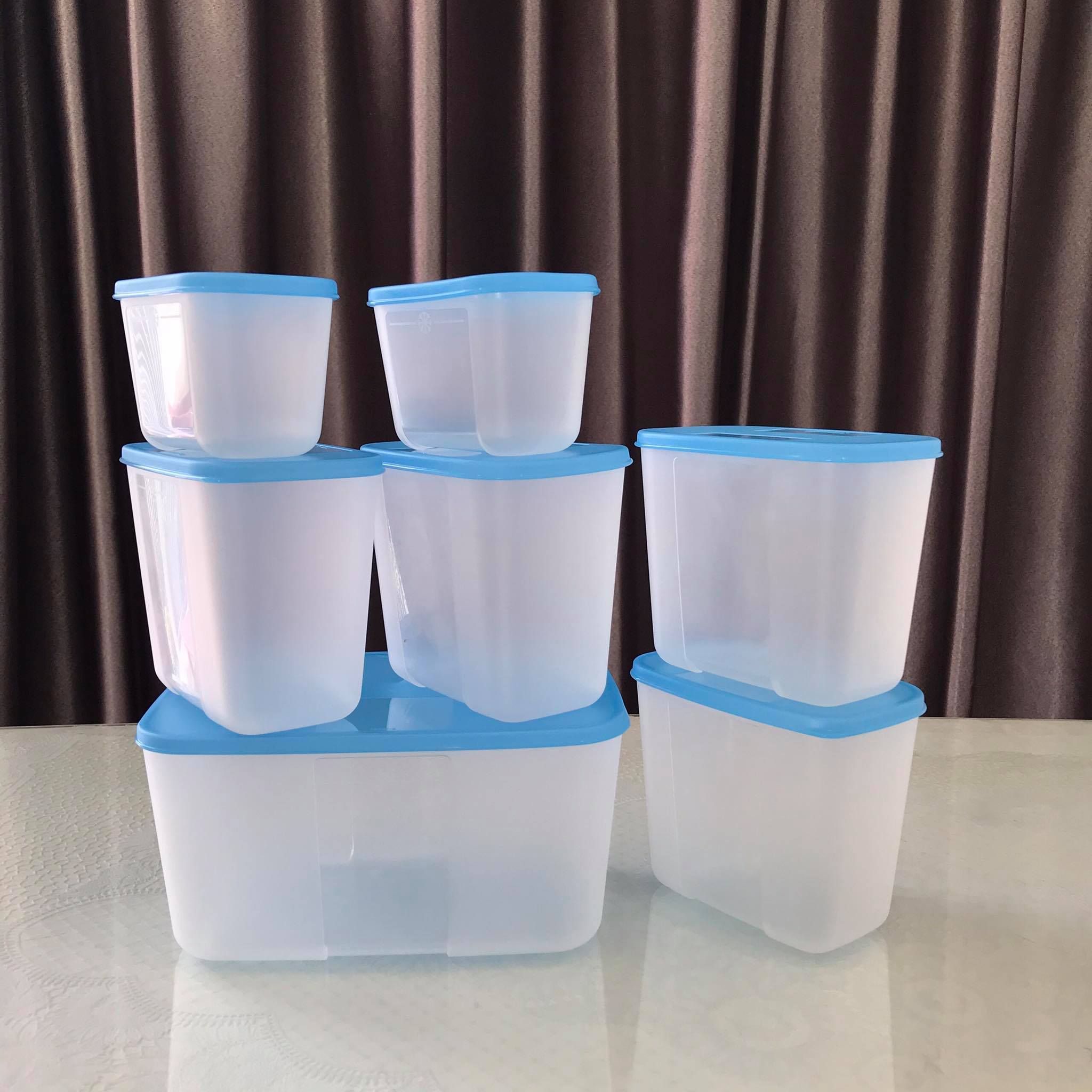 Bộ hộp trữ đông Freezermate (7 hộp) TUPPERWARE CHÍNH HÃNG