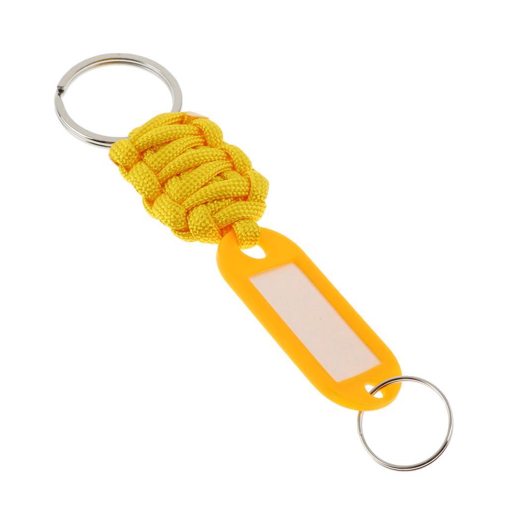 Paracord Lanyard Keychain Carabiner Survival Kit Ring