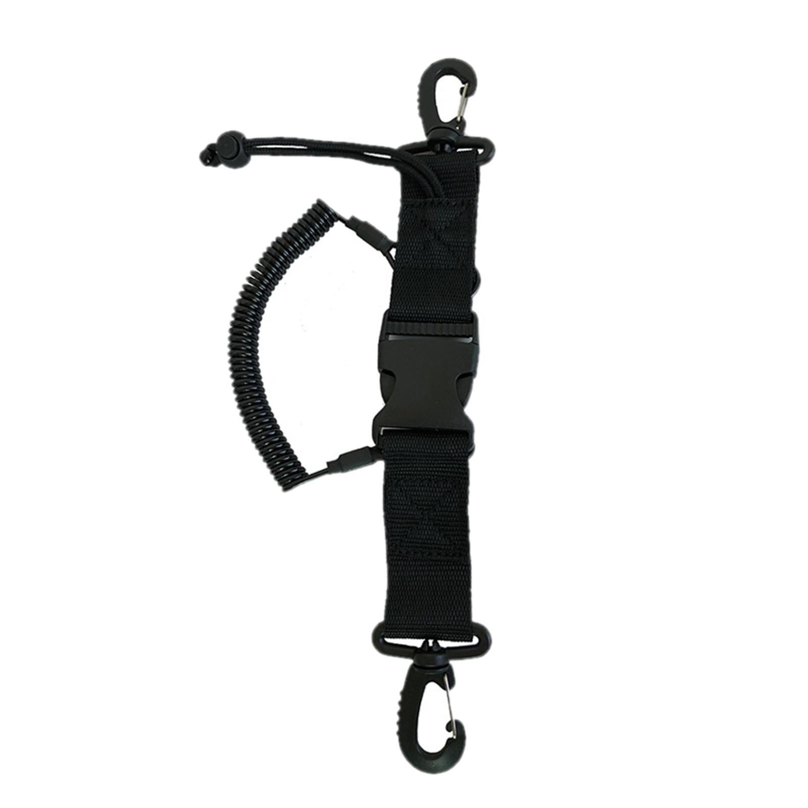 Fishing Lanyard Snappy Coil Lanyard W/ Clips,Quick Release Buckle for Camera