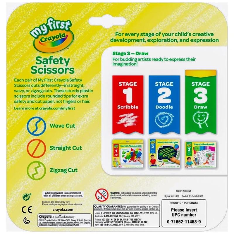 Bộ 3 Kéo An Toàn My First Crayola Safety Scissors - Crayola 811458