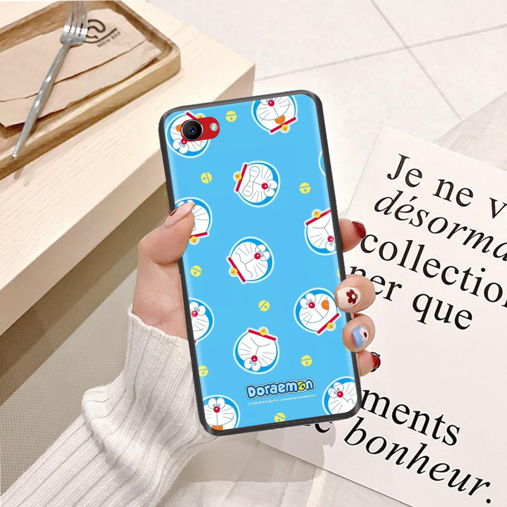 Ốp lưng điện thoại Oppo F7 Youth viền silicon dẻo TPU hình Doremon Vui Nhộn - Hàng chính hãng