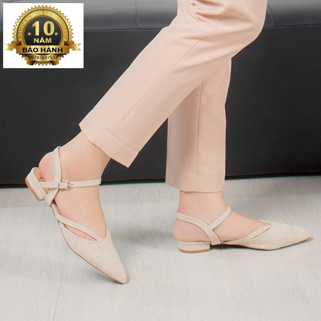 Giày Nữ Đế Bệt Mũi Nhọn Thời Trang EL008