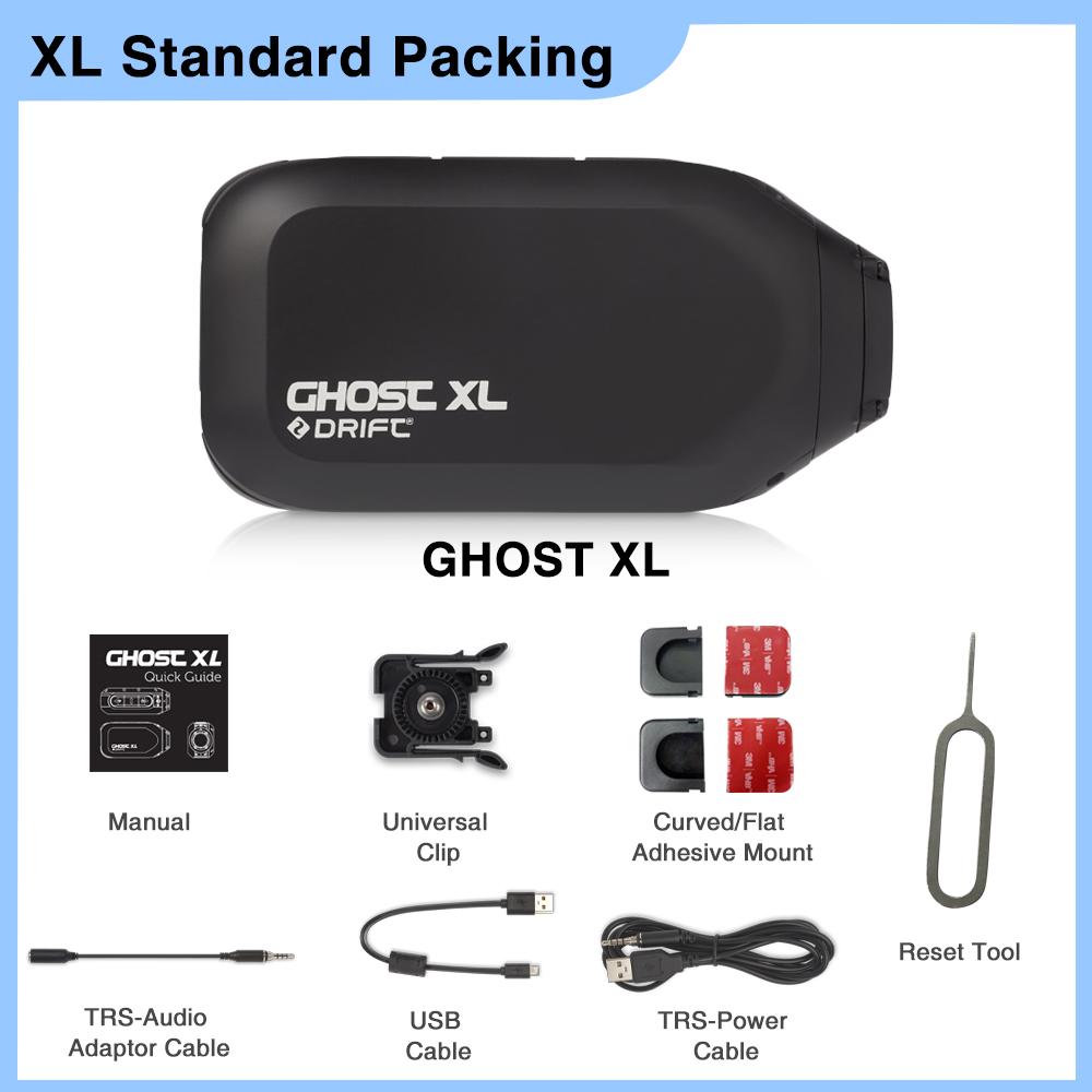 Drift Ghost XL Sport Action Camera Trò chơi trực tiếp Waterproof Stream Vlog 1080p Xe máy có thể đeo xe đạp Travel Travel Wifi