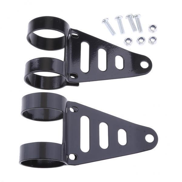 2X 1.6-1.7inch Headlight Fork Mount Bracket  Holder Fit for ATV
