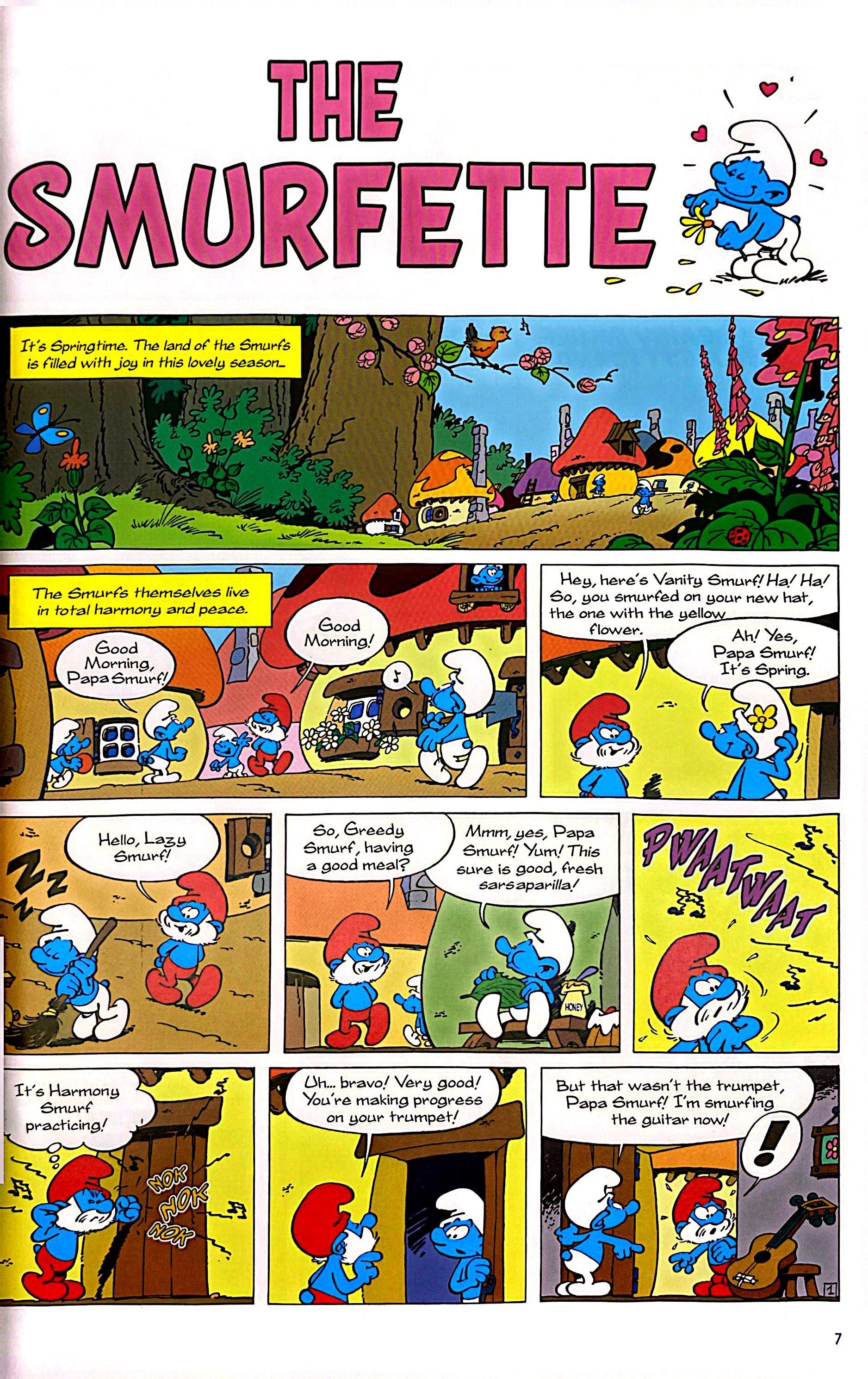 Sách ngoại văn: The Smurfs 3-In-1 #2 - The Smurfs And The Egg, And The Smurfs And The Howlibird