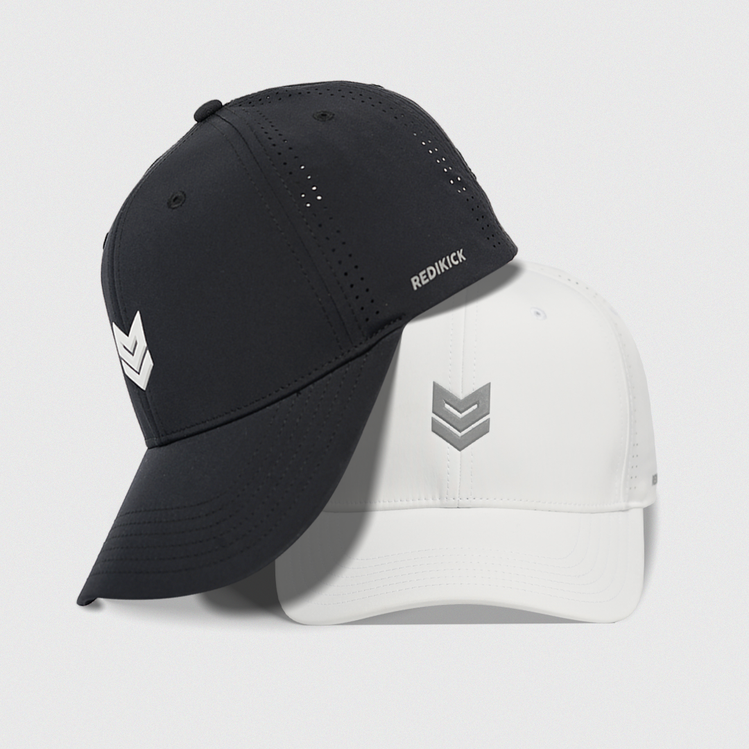 Mũ thể thao ngoài trời Redikick Functional Premium Cap - Đen, Trắng chống tia UV chơi golf, tennis, du lịch, dã ngoại