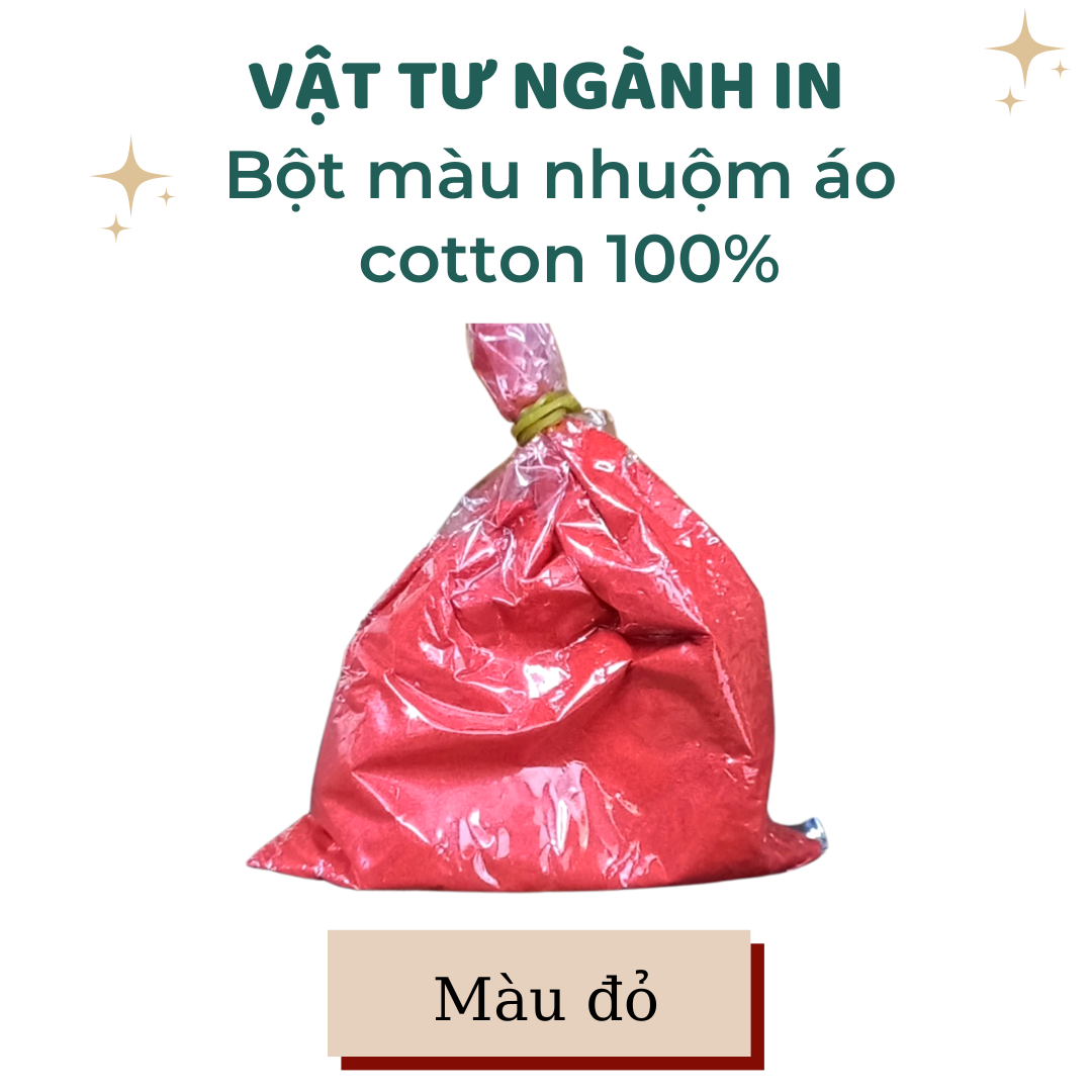 Bột màu nhuộm áo, quần, vải cotton 100