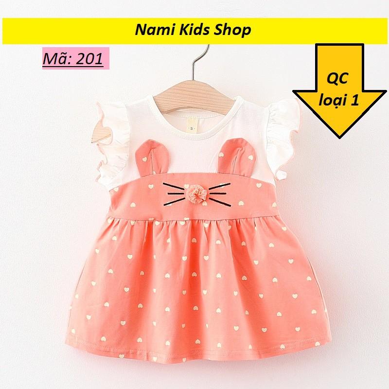 Váy giả yếm cánh tiên tai mèo hàng QC cao cấp cho bé