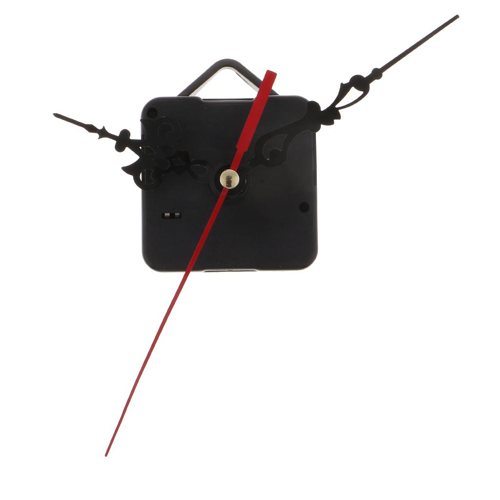 Quartz Clock Movement Mechanism & Hands Set Wall Repair Tool Part Silent Kit