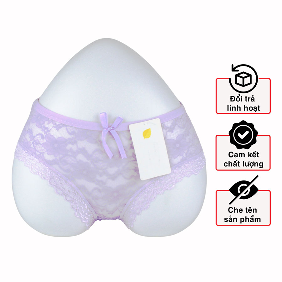 Quần lót ren nữ xuyên thấu gợi cảm cao cấp, quần lót nữ sexy chất vải ren thêu siêu nhẹ, kháng khuẩn, mềm mịn FreeSize <60kg