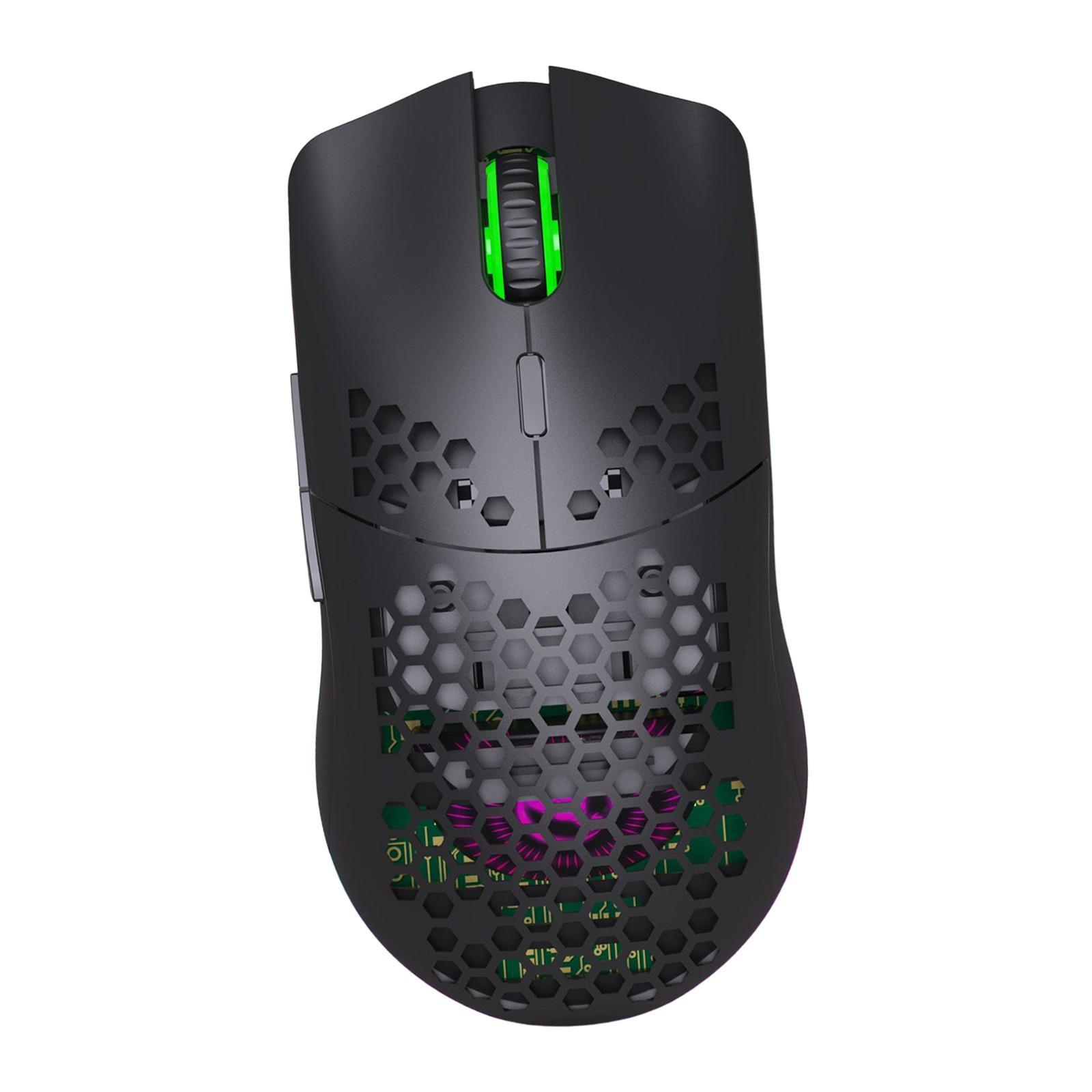 Gaming Mouse Rechargeable 7 RGB Backlit Colors 3200DPI for Office PC Desktop