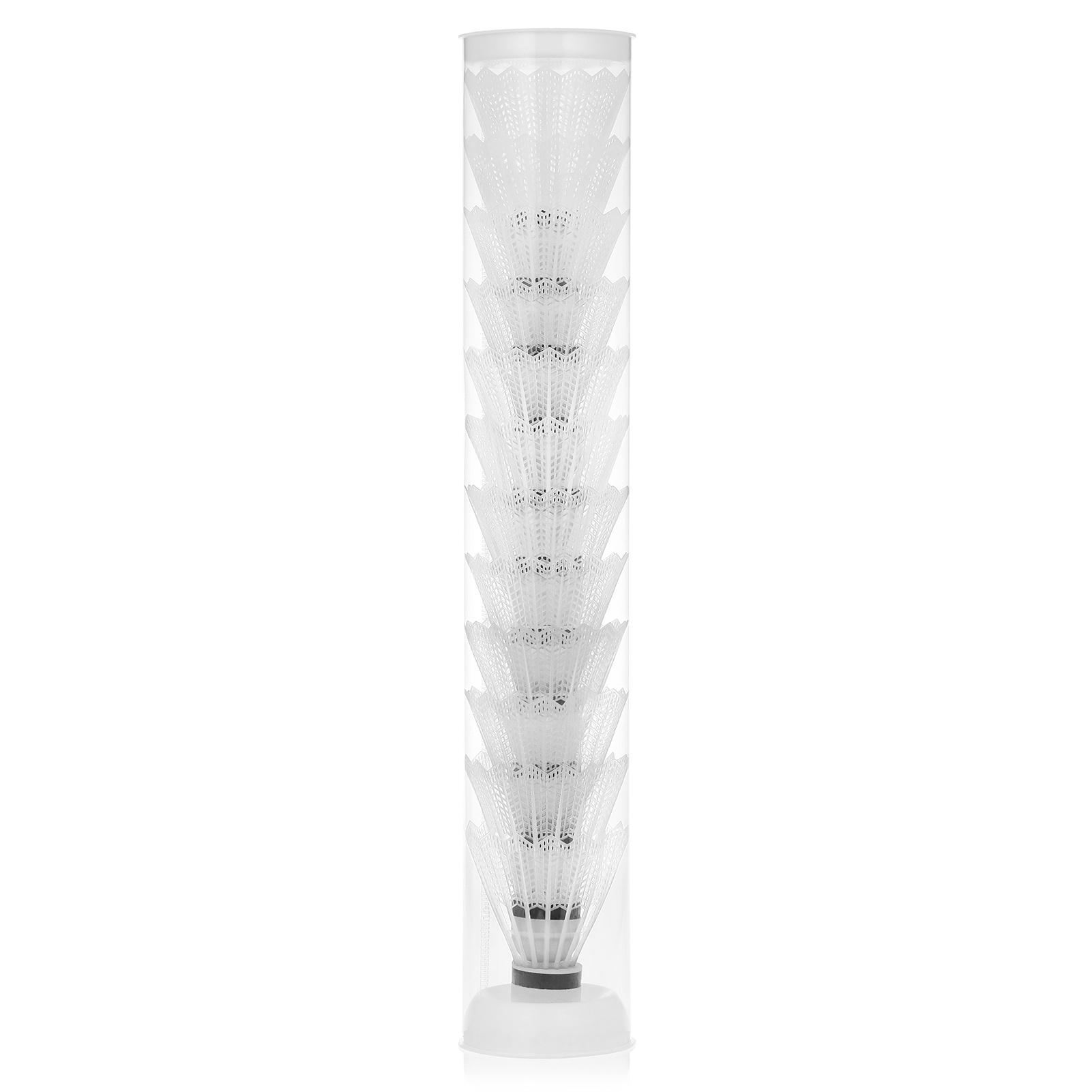 12pcs Nylon Shuttlecock Durable Plastic Badminton Shuttlecock Indoor Outdoor Sport Badminton Ball Windproof Shuttlecock