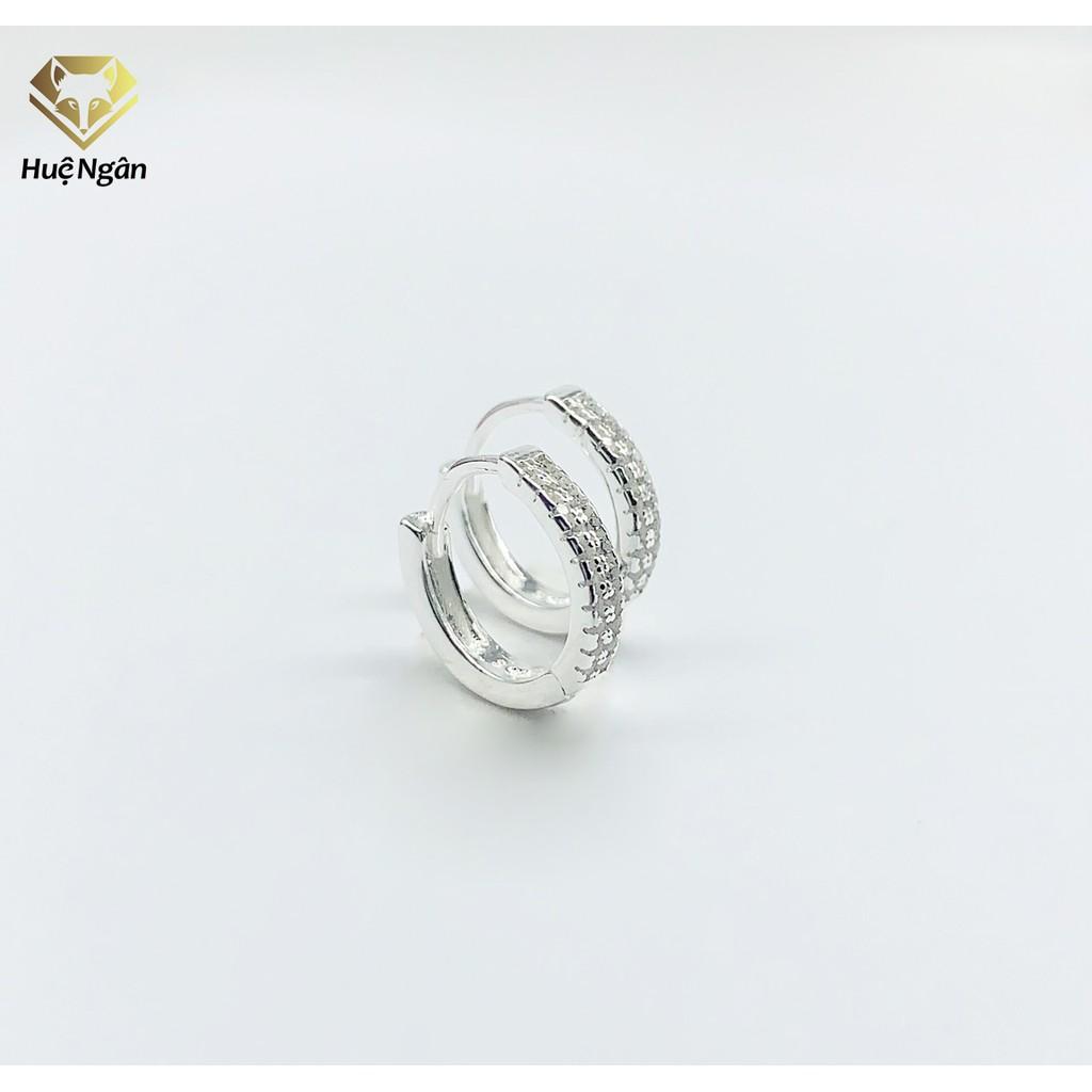 Bông tai bạc Ý 925 Huệ Ngân - Vòng xinh RYE140301