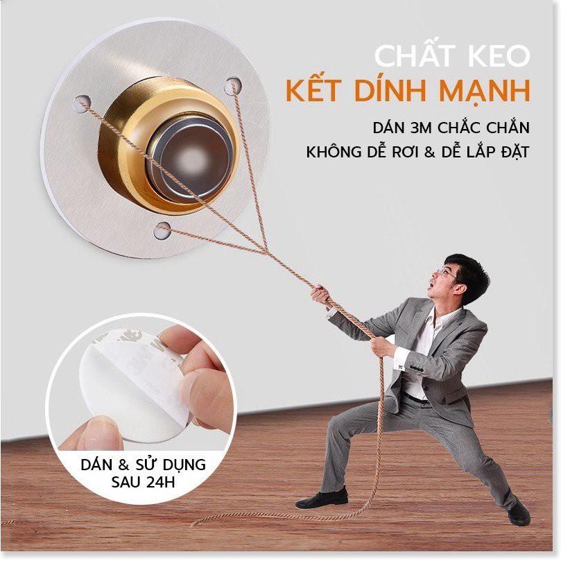 Hít cửa inox loại dày, hút chặn cửa nam châm