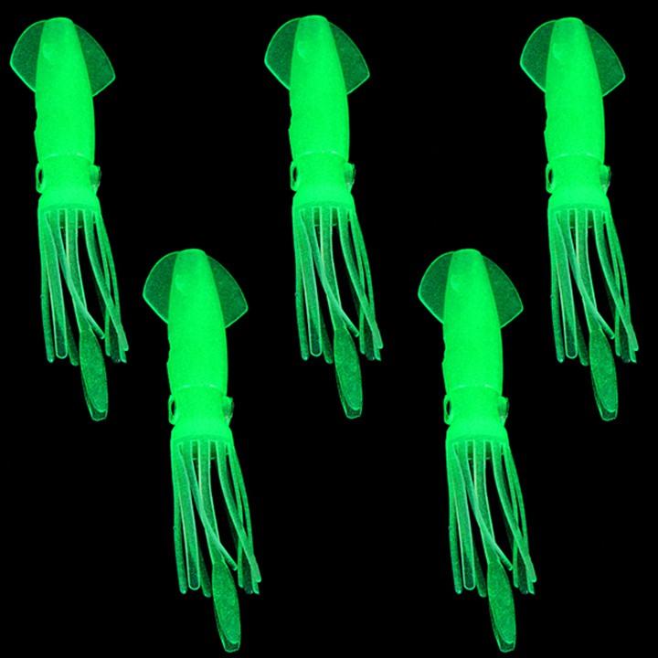 Mực Mềm Giả Mồi Câu Cá Phát Sáng Trong Bóng Tối 8 Gr - thegioidocau