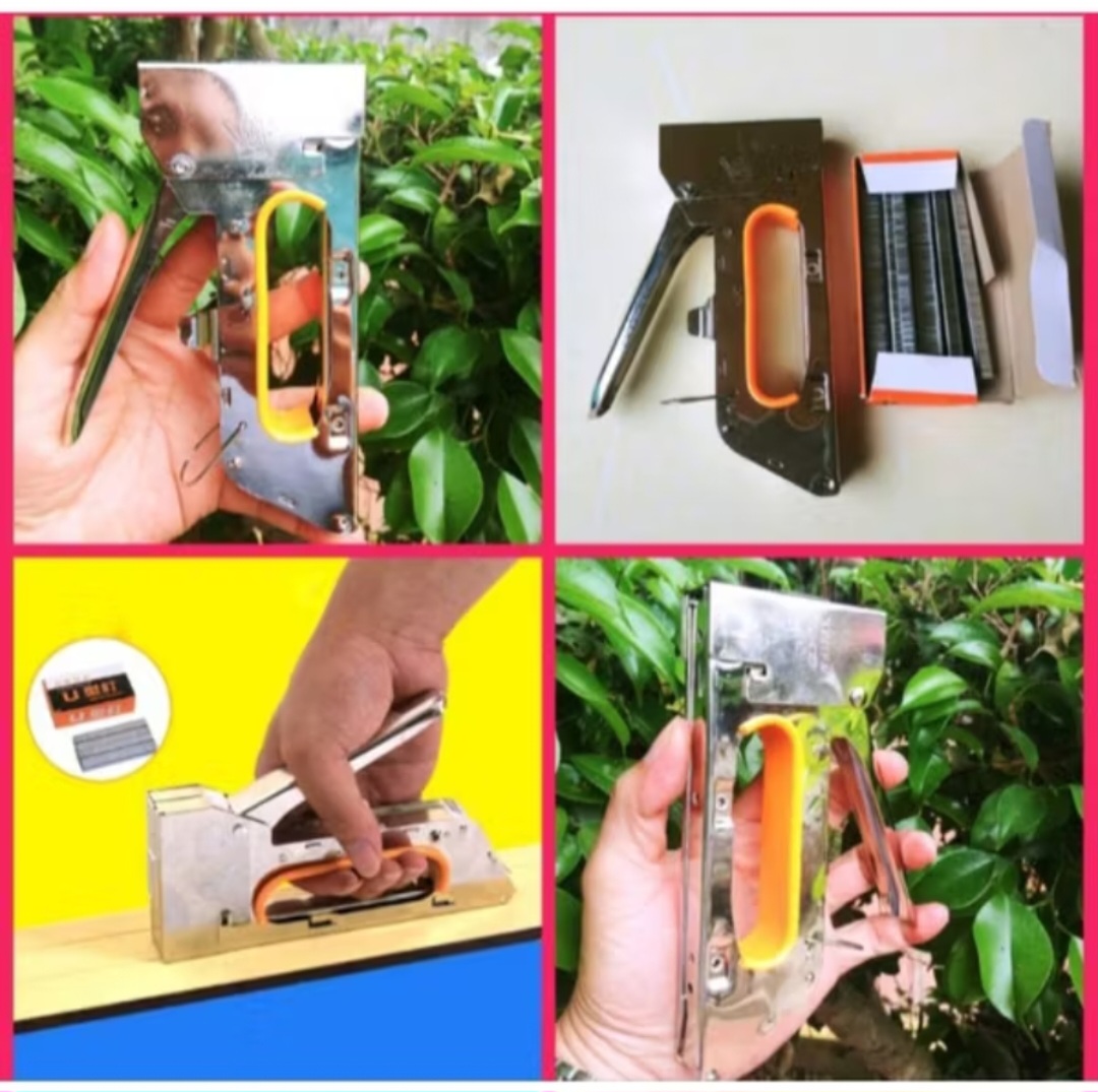 DỤNG CỤ BẤM ĐINH GHIM CẦM TAY SIÊU MẠNH TẶNG HỘP GHIM BẤM THUẬN TIỆN CHO MỌI GIA ĐÌNH MẪU MỚI CHẤT LƯỢNG