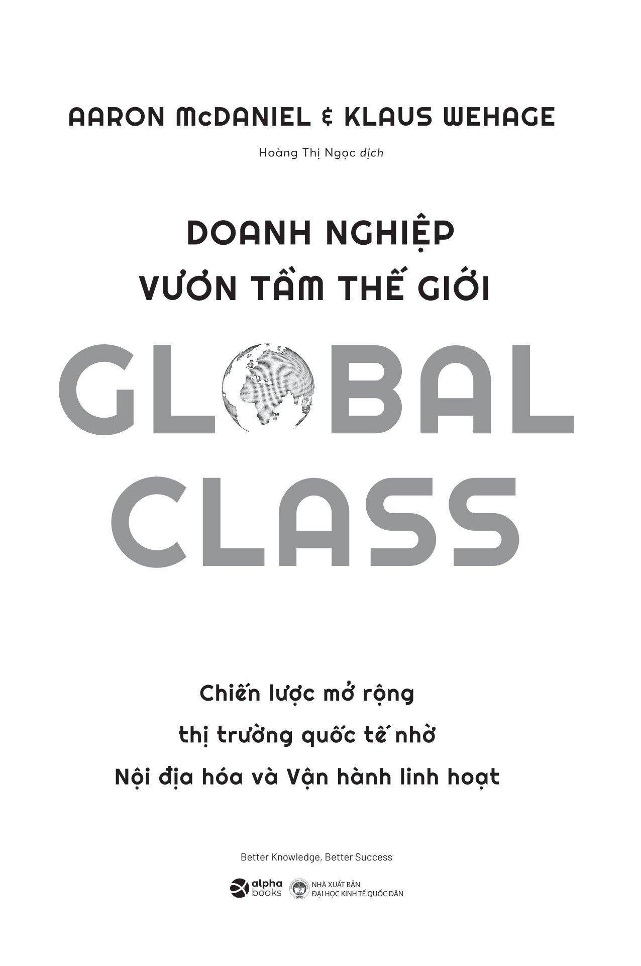 Doanh Nghiệp Vương Tầm Thế Giới - Global Class