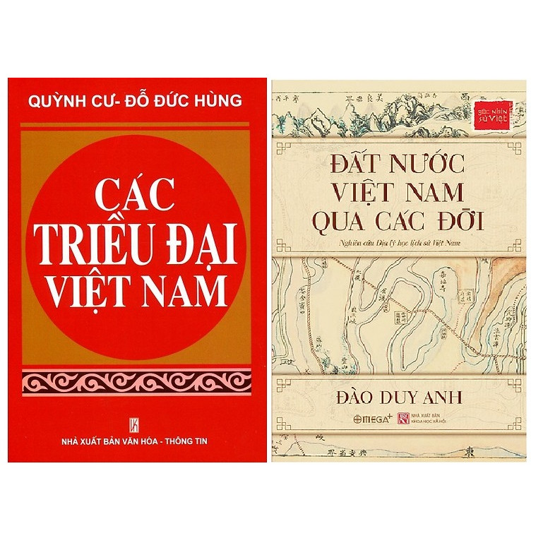 combo Các Triều Đại Việt Nam + Đất Nước Việt Nam Qua Các Đời