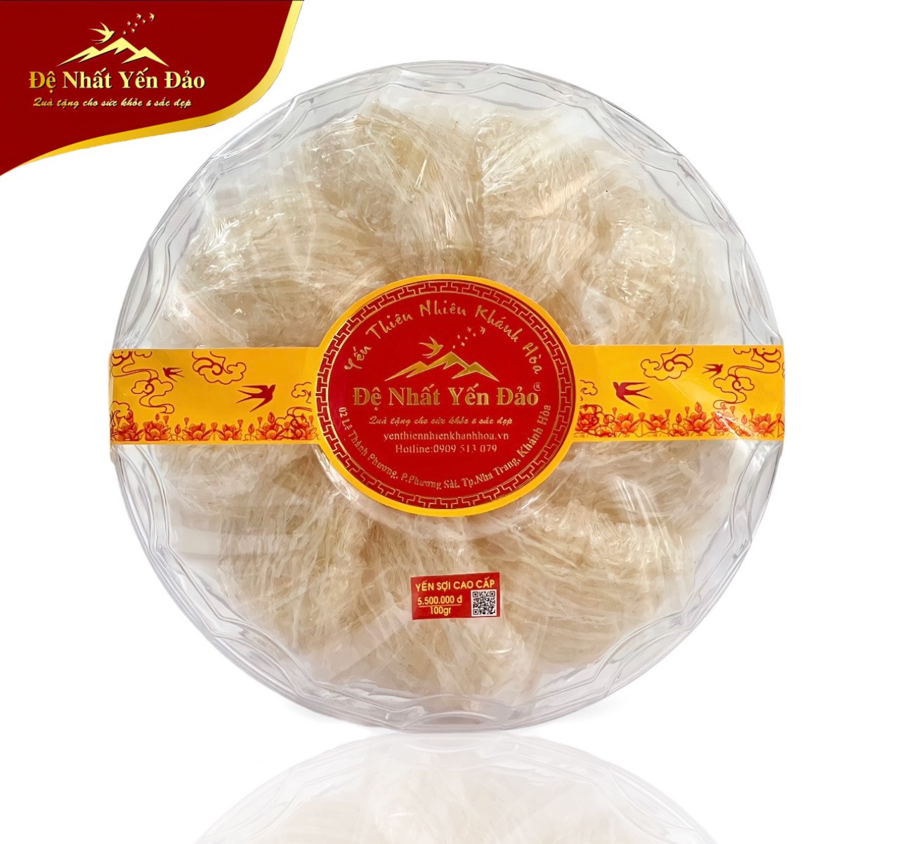 [BEST SALES] Yến Khánh Hòa - Yến Sợi Cao Cấp [Hộp 100g] - Đệ Nhất Yến Đảo - Bồi Bổ Sức Khỏe - Phục Hồi Chức Năng Phổi - Phụ Nử Sau Sinh - Đẹp Da - Chống Lão Hóa -Kéo Dài Thanh Xuân- Hỗ Trợ Điều Trị Ung Thư -Tăng Cường Sinh Lý -Trí Nhớ - Cải Thiện Giấc Ngủ