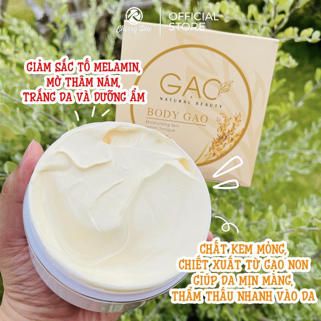 Kem Body trắng da Gạo NATURAL BEAUTY Dưỡng trắng da toàn thân