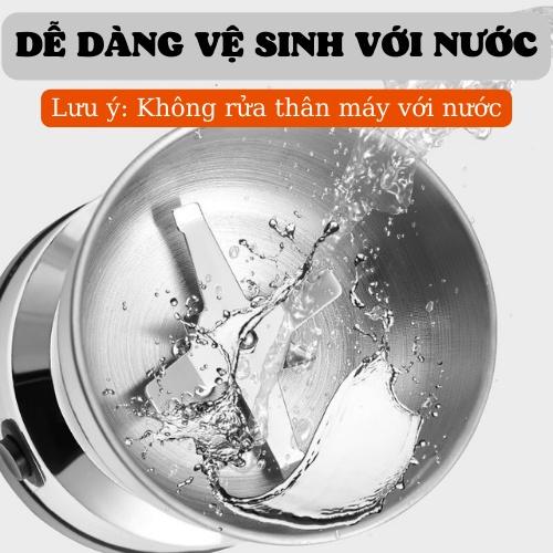 Máy Xay Bột Khô Siêu Mịn Công Suất 300W, 8 Lưỡi Dao Đa Năng - Dụng cụ Nghiền Đồ Khô, Hạt Cà Phê, Ngũ Cốc, Gia Vị