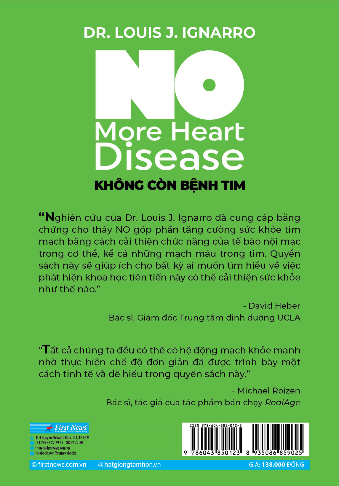 Sách Không Còn Bệnh Tim - First News