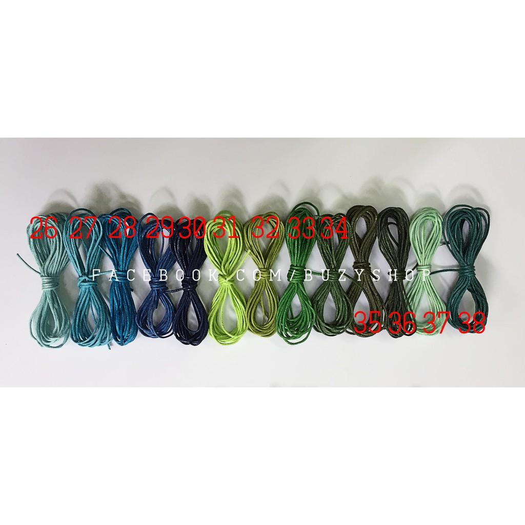 Combo 38 màu dây cói 1mm