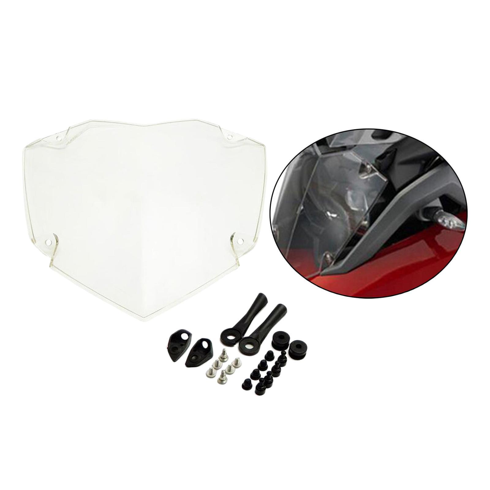 Motorcycle Accessory ABS Plastic Headlight Lamp Protector Guard Protection Kit for BMW R1200GS ADV 2013-2017