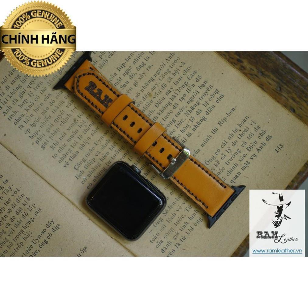 DÂY ĐỒNG HỒ DÀNH CHO APPLE WATCH DA BÊ VÀNG SÁNG - RAM CLASSIC 1988 - HÀNG CHÍNH HÃNG