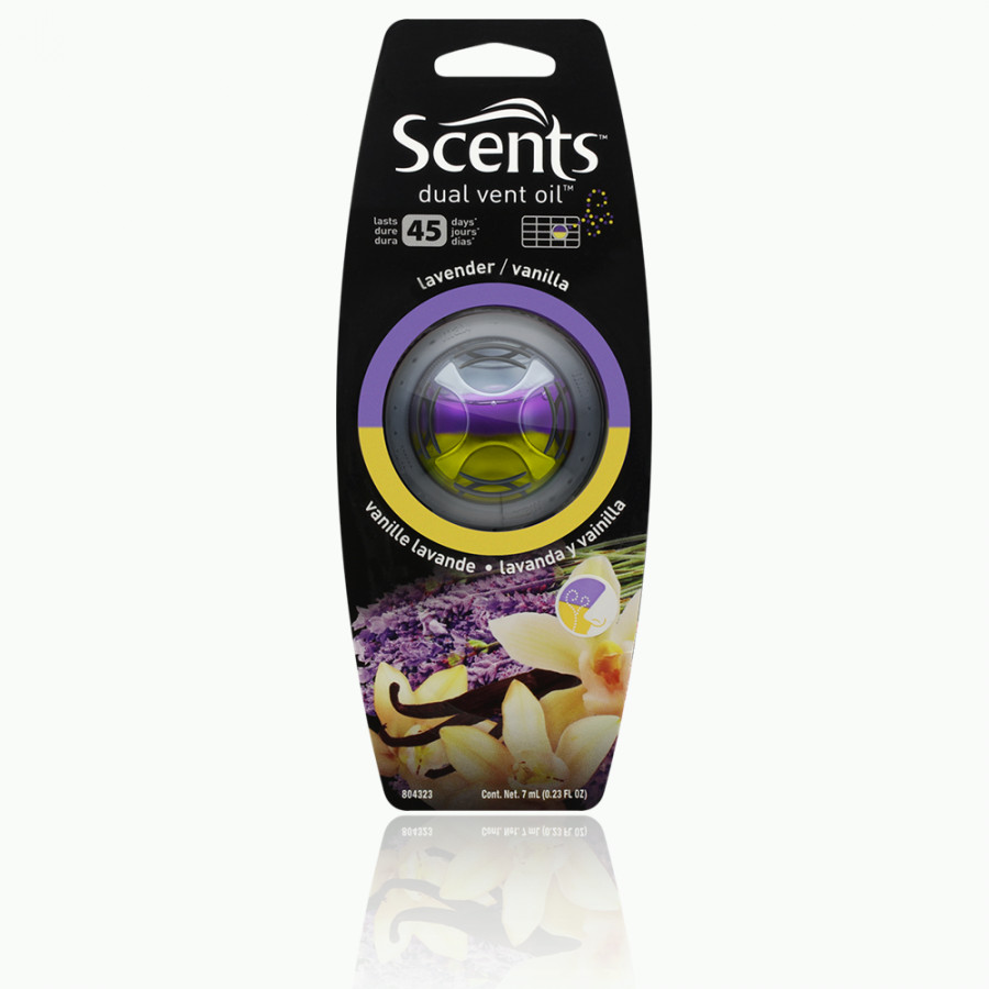 Gài cửa gió Scents Vent Oil-Lavender-Vanilla/804323-1pack-Hàng nhập khẩu