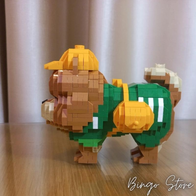 MÔ HÌNH LẮP RÁP CHÓ CHOW CHOW 953 CHI TIẾT CỰC HẤP DẪN VÀ DỄ THƯƠNG