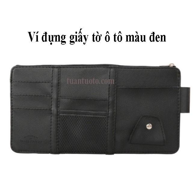 Ví đựng giấy tờ kẹp che nắng tài xế ô tô