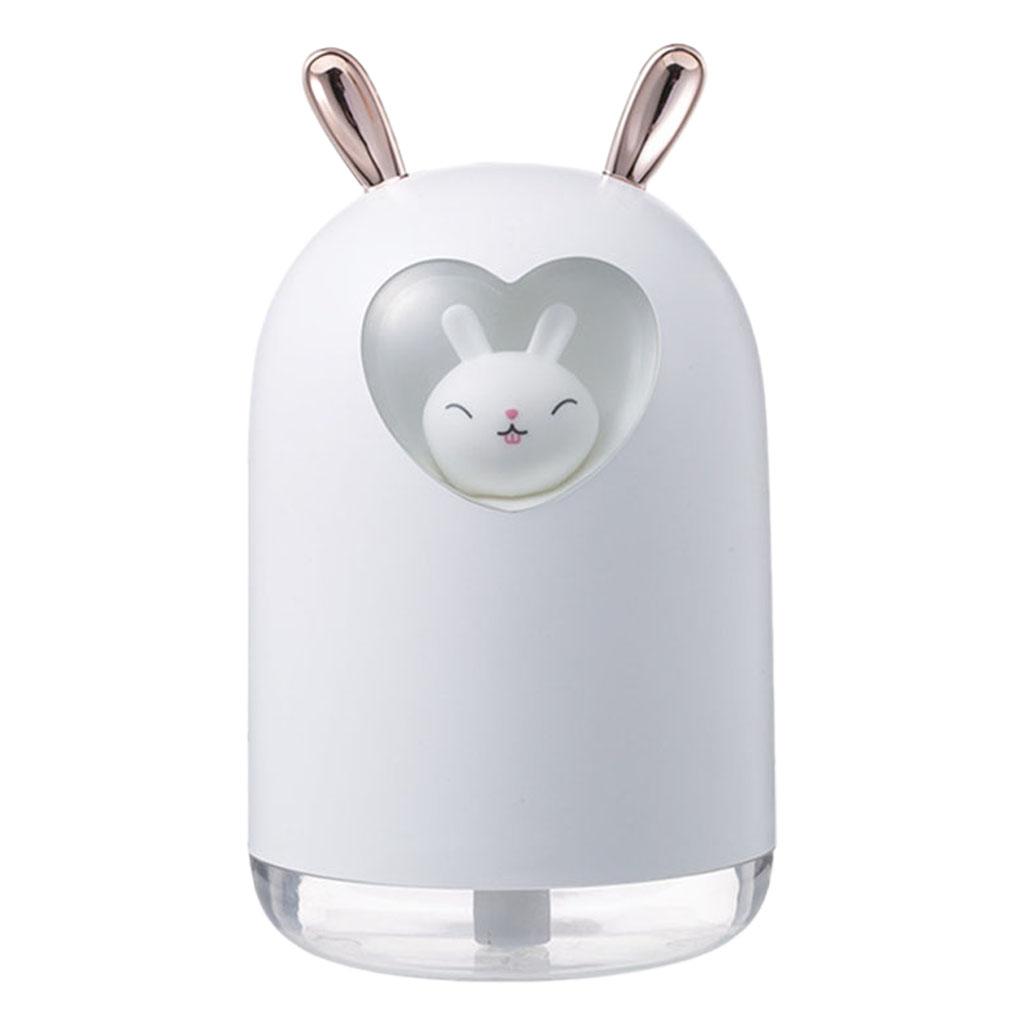 Cute Pet Air Humidifier 300ml Cool Mist Aroma Colorful LED Lamp for Office