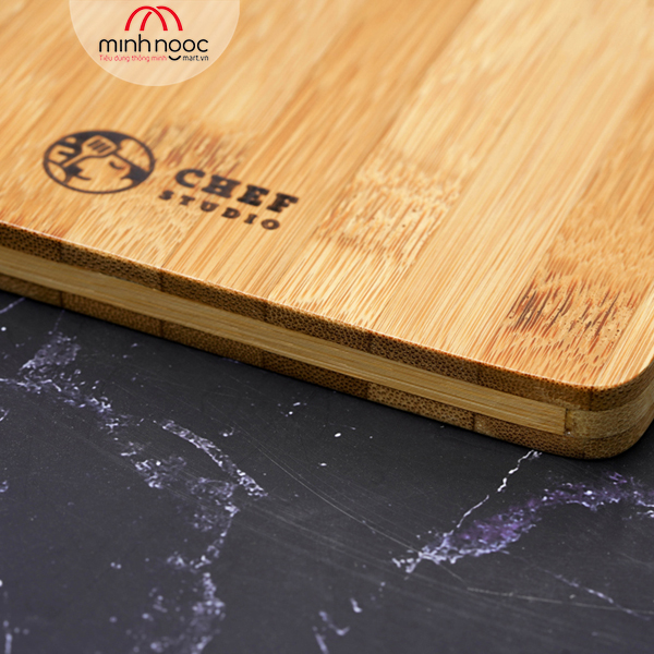 Hớt tre Chef Studio hình chữ nhật 26x18x1.5cm, MSP-CB24S. Cắt, thái rau củ, dùng decor món ăn, bày trí