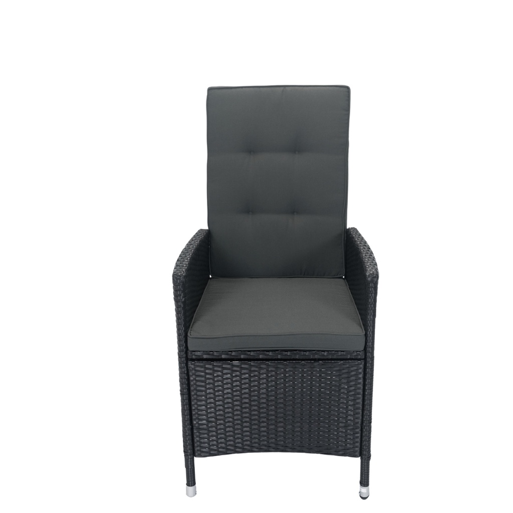 WEGO Bộ bàn ăn 6 người ngồi điều chỉnh/ Bộ sofa ngoài trời/ Bộ bàn ghế tựa lật - Outdoor furniture 7 seater with adjustable chair - dinning sofa set - wicker sofa