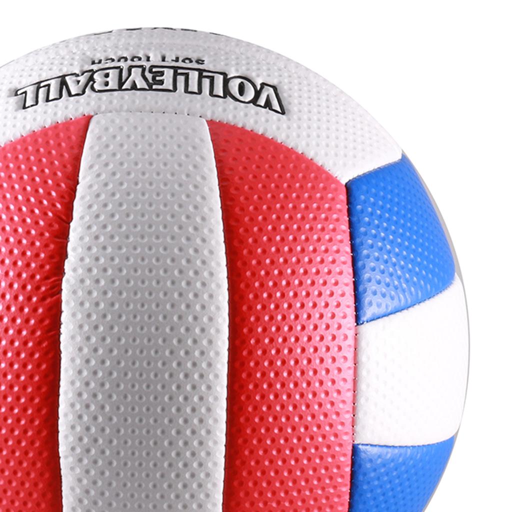 Soft Volleyball - Waterproof Indoor/Outdoor Volleyball Ball for Pool, Beach, Gym - High Performance PU Leather & Inflation Needle - Select Colors