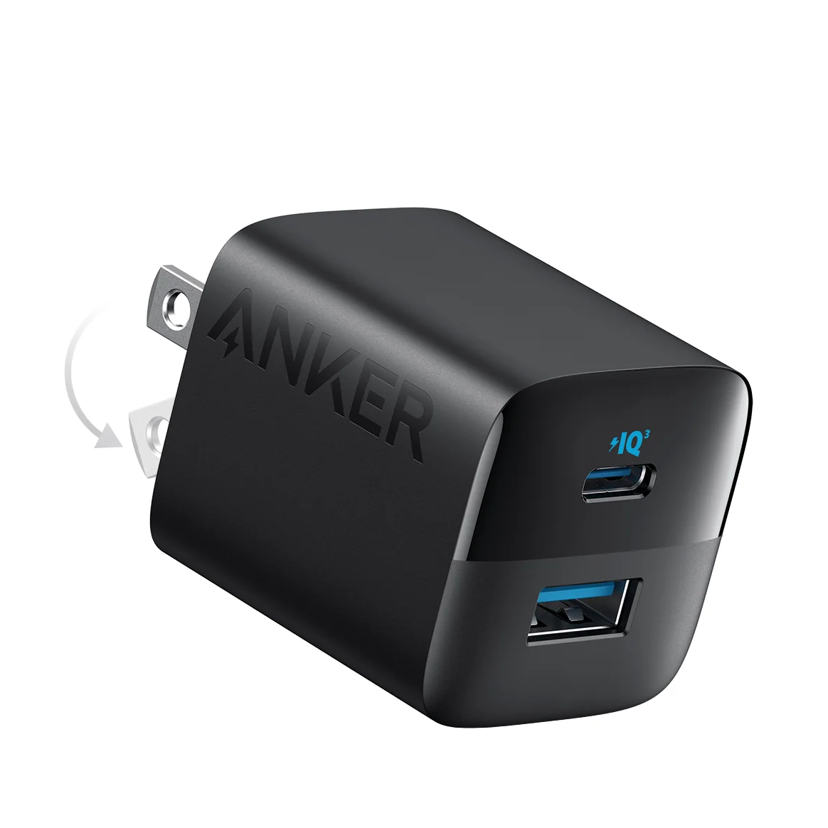 Adapter Sạc Anker 323 1C1A 33W USB-A và Type-C A2331 - Hàng Chính Hãng