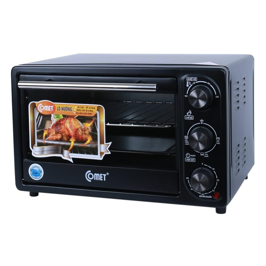 Lò nướng điện đa năng 16 lít Comet CM6512 - Hàng Chính Hãng