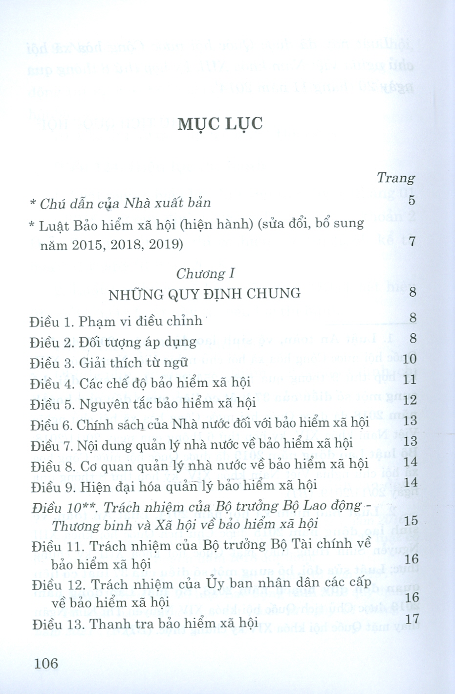 Luật Bảo Hiểm Xã Hội (Hiện Hành) (Sửa Đổi, Bổ Sung Năm 2015, 2018, 2019)