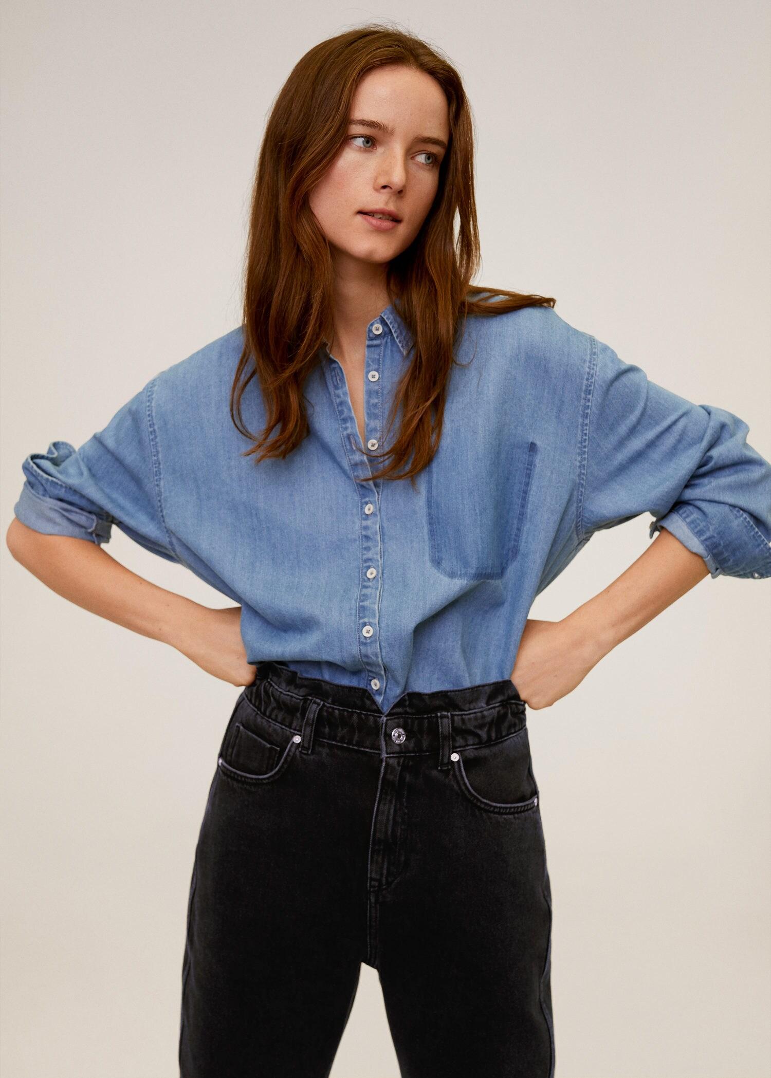 QUẦN JEANS SLOUCHY MANGO 77040563