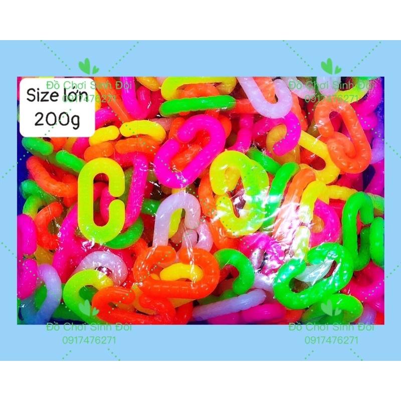 Đồ chơi lắp ráp dây xích - nút chữ C - size lớn