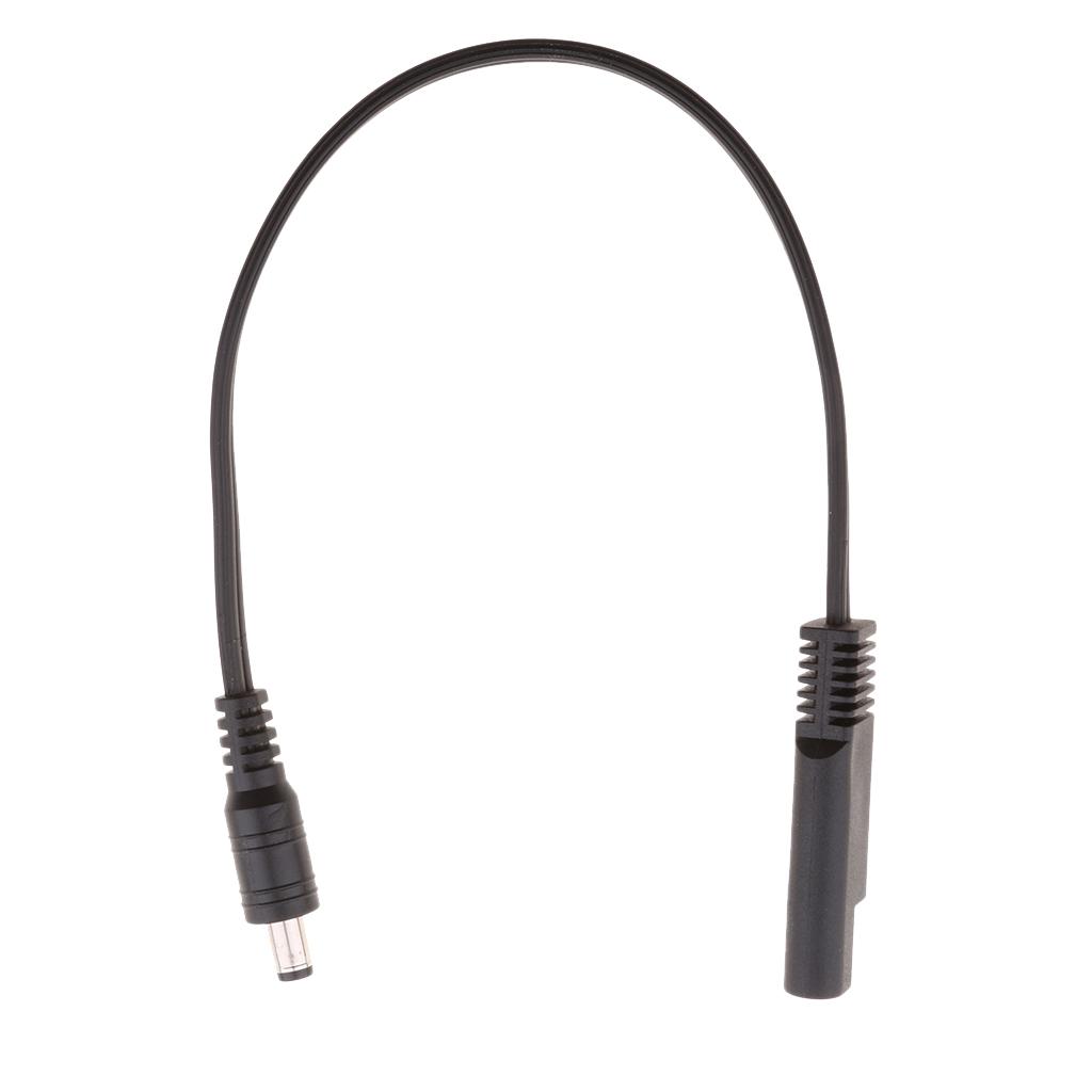 2xDC Power 5.5x2.1mm Male to SAE Plug 18AWG Cable for Automotive Connector