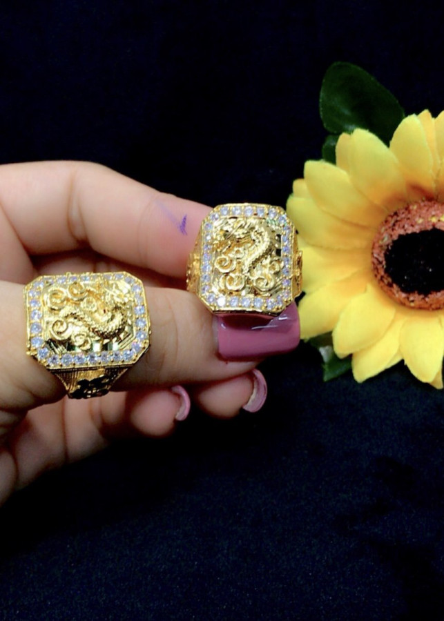 Nhẫn nam mạ vàng 18k mã 3085